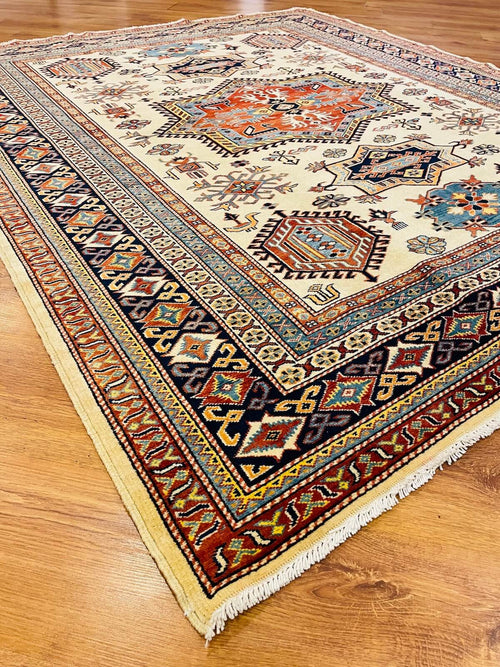Afghan Sirvan Handwoven Rug – 078355 by Camel Carpet