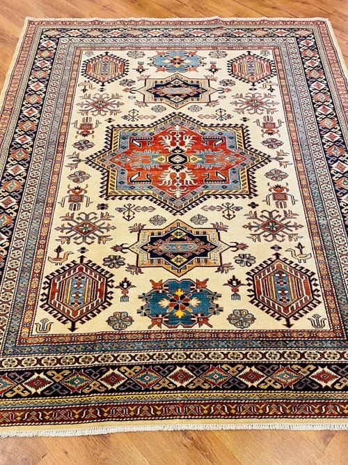 Afghan Sirvan Handwoven Rug – 078355 by Camel Carpet