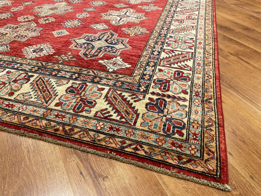Afghan Sirvan Handwoven Rug – 078589 by Camel Carpet
