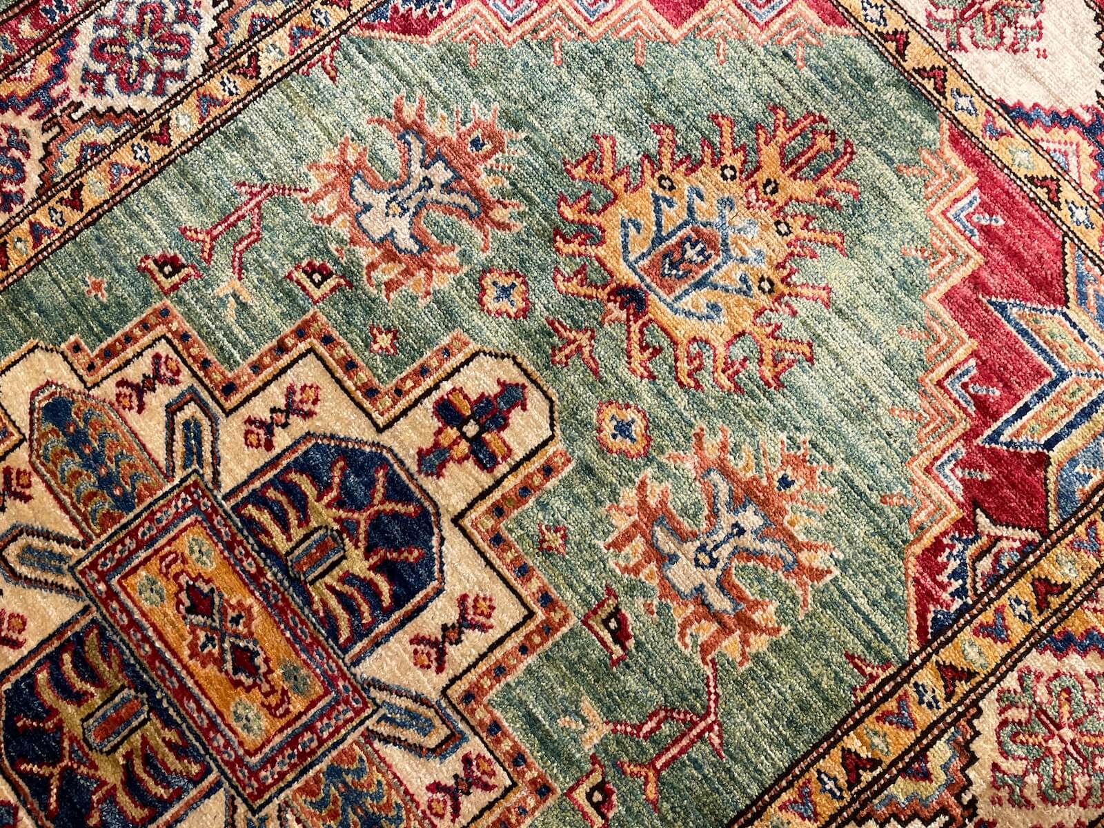 Afghan Sirvan Handwoven Rug – 103X157 by Camel Carpet