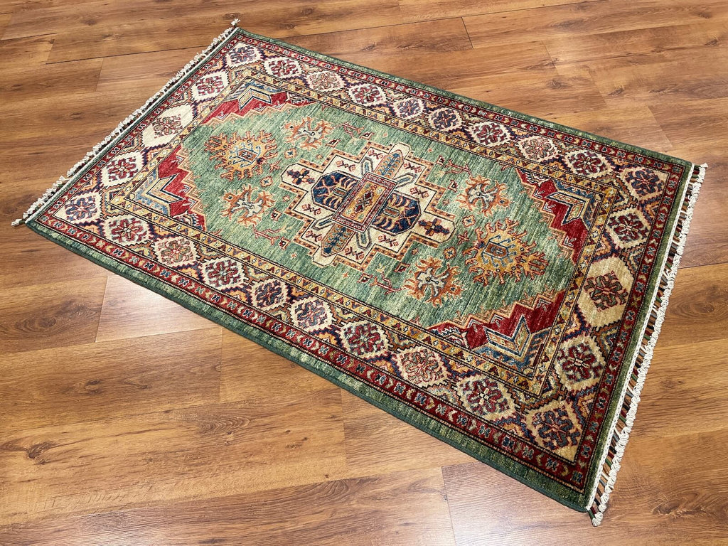 Afghan Sirvan Handwoven Rug – 103X157 by Camel Carpet