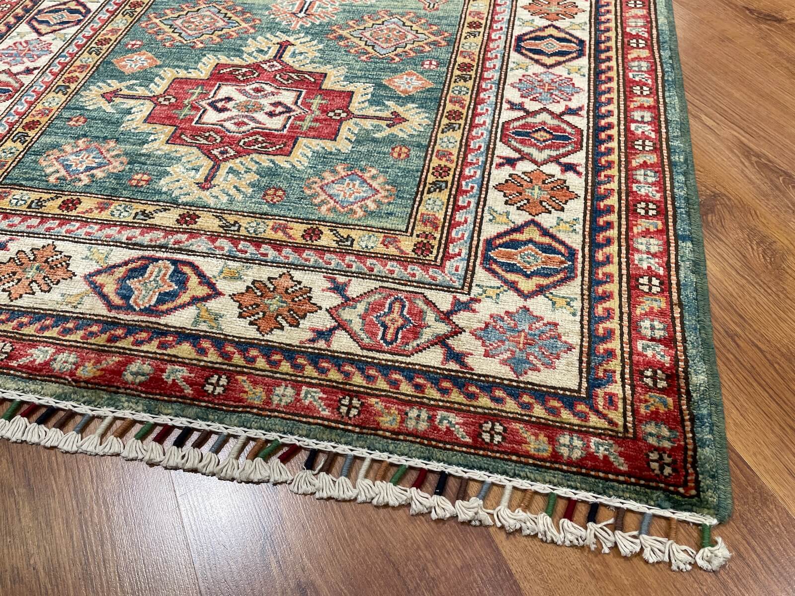 Afghan Sirvan Handwoven Rug – 100X144 by Camel Carpet