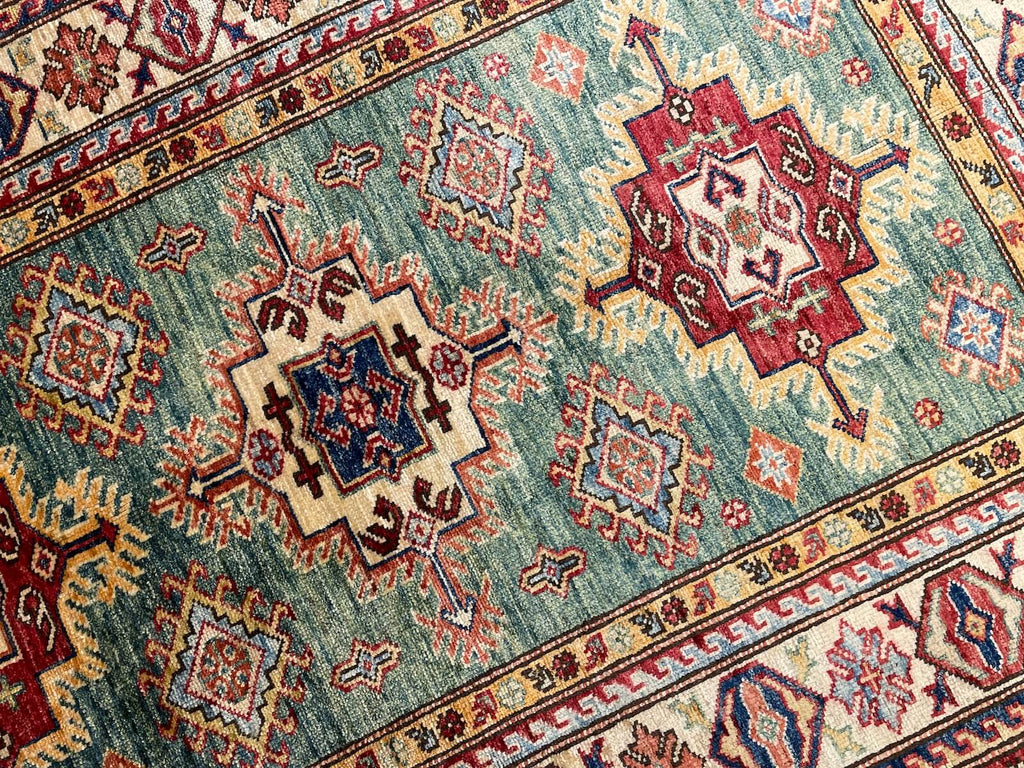 Afghan Sirvan Handwoven Rug – 100X144 by Camel Carpet