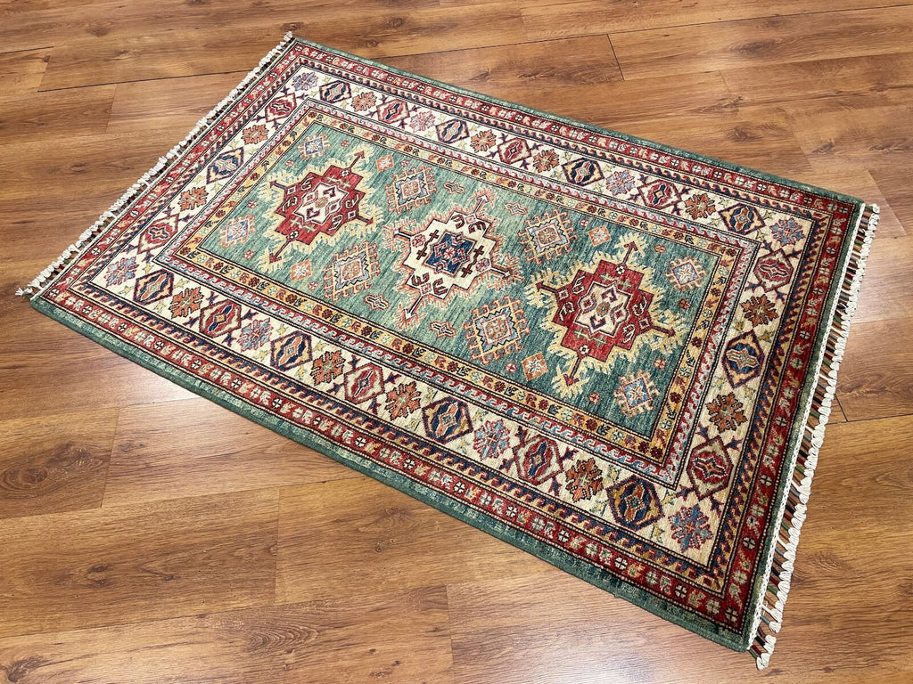 Afghan Sirvan Handwoven Rug – 100X144 by Camel Carpet