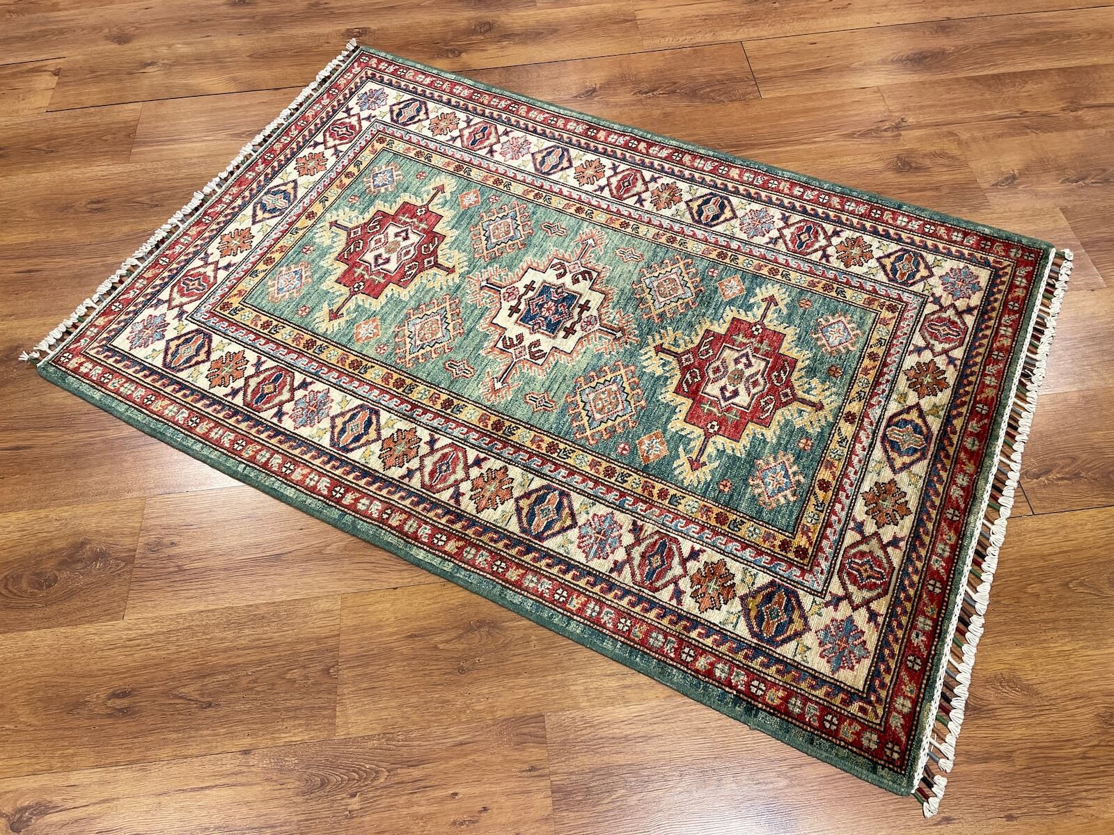 Afghan Sirvan Handwoven Rug – 100X144 by Camel Carpet