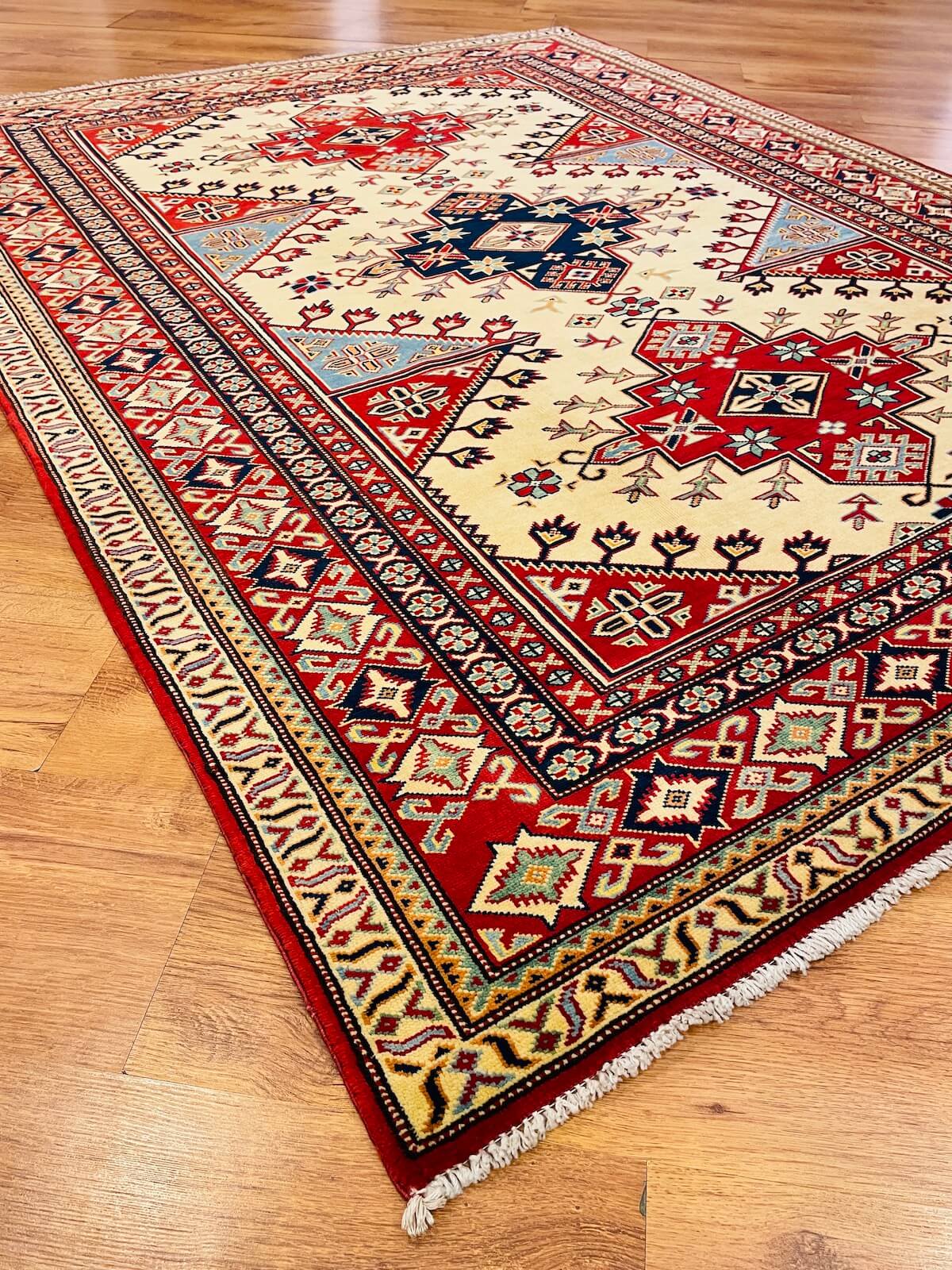 Afghan Sirvan Handwoven Rug – 039416 by Camel Carpet