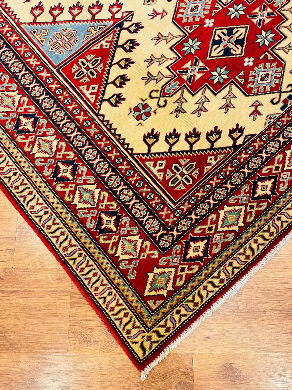 Afghan Sirvan Handwoven Rug – 039416 by Camel Carpet