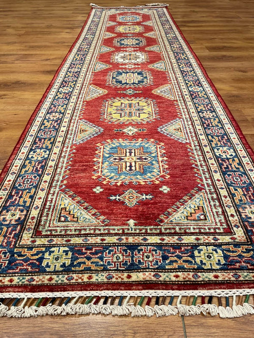 Afghan Sirvan Handwoven Runner Rug – 85X303 by Camel Carpet