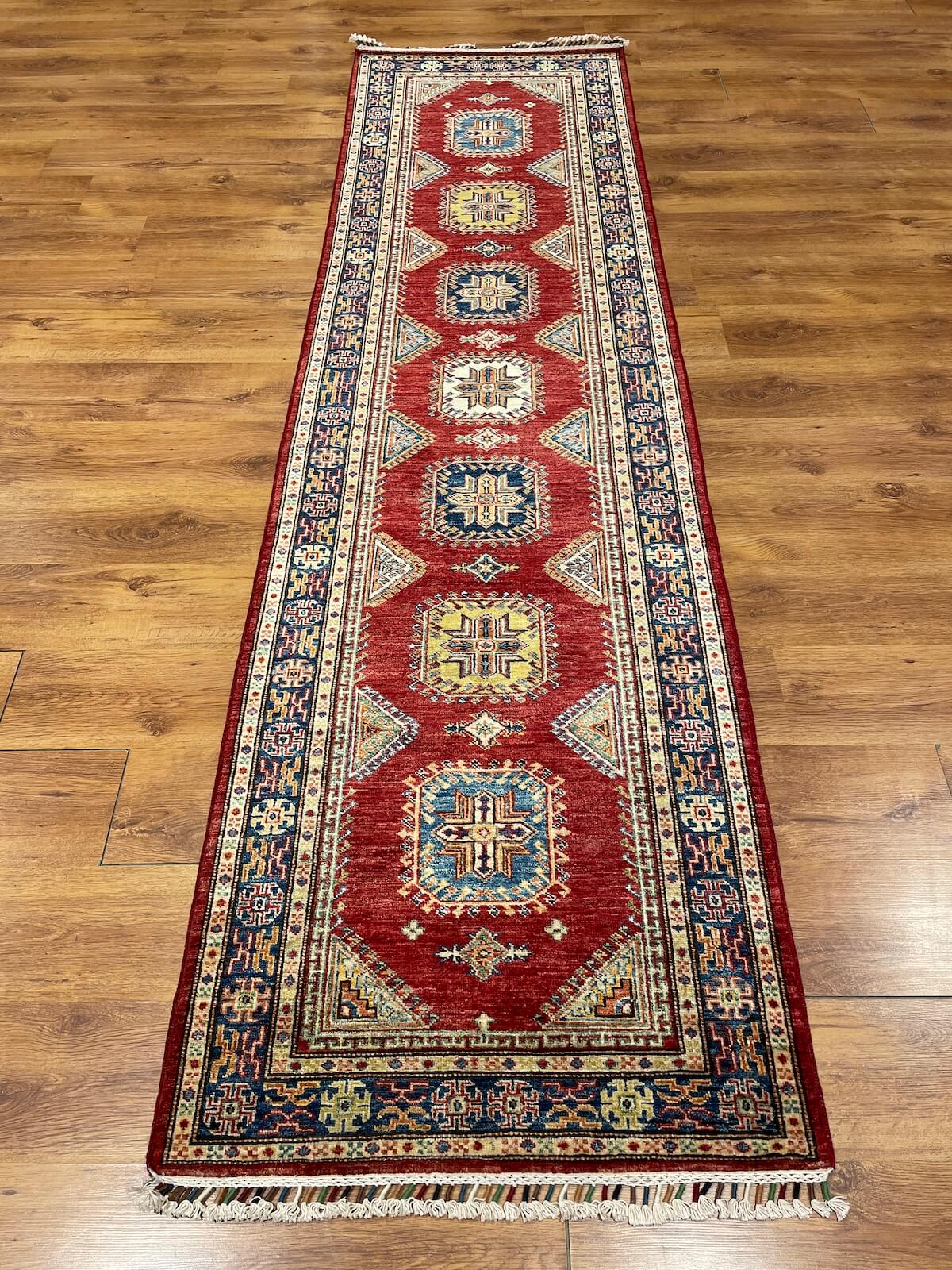 Afghan Sirvan Handwoven Runner Rug – 85X303 by Camel Carpet