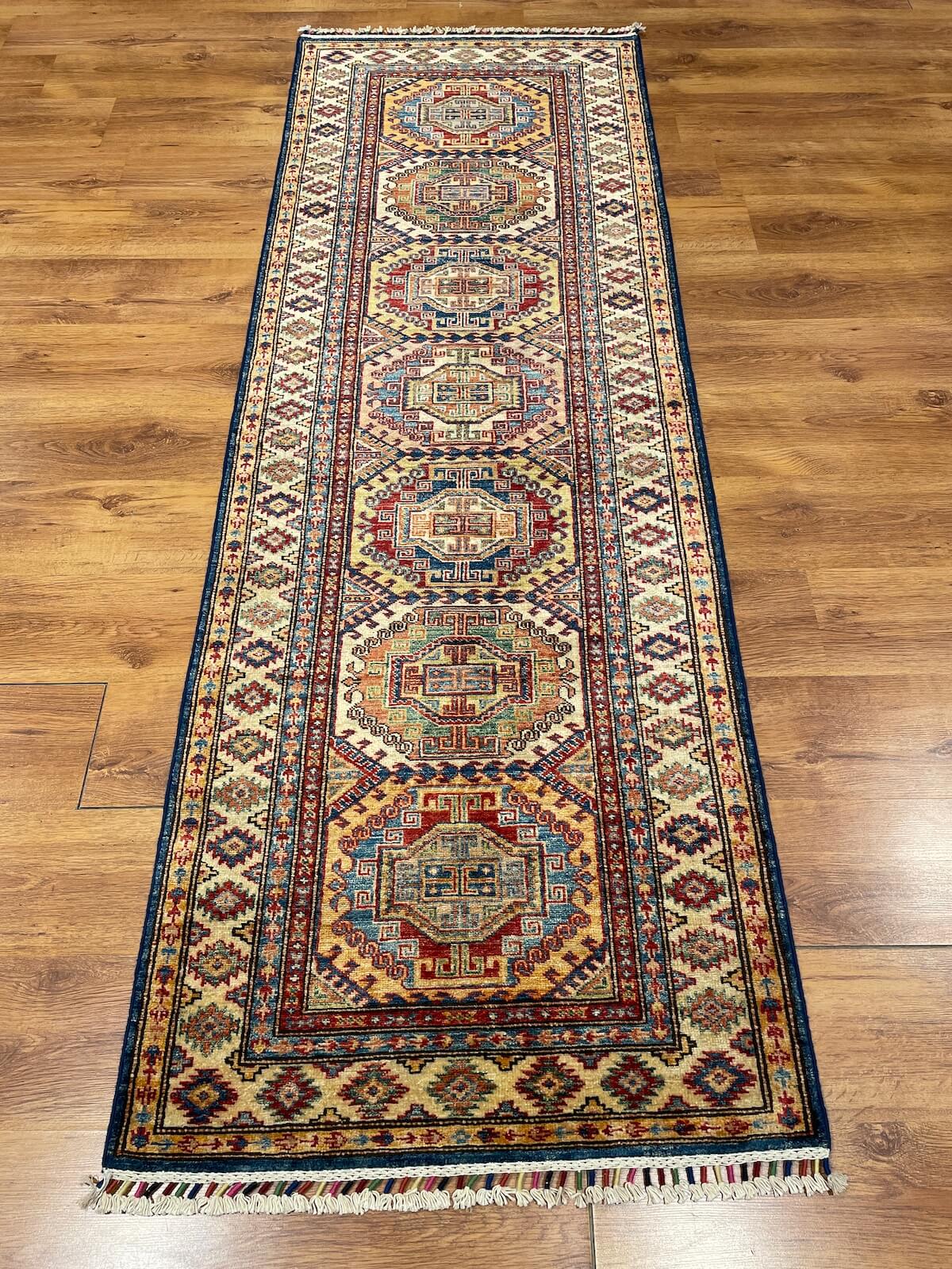 Afghan Sirvan Handwoven Runner Rug – 82X242 by Camel Carpet