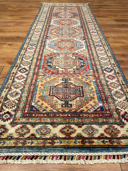 Afghan Sirvan Handwoven Runner Rug – 82X251 by Camel Carpet
