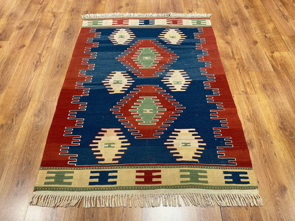 Anatolian Handwoven Kilim – 118X163 by Camel Carpet