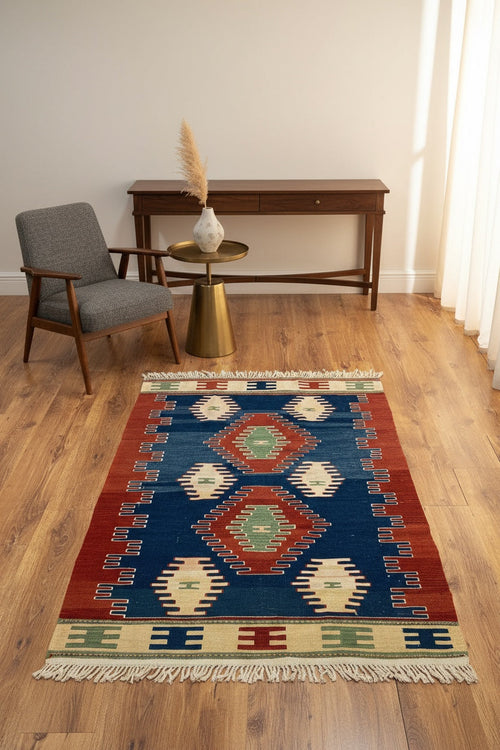 Anatolian Handwoven Kilim – 118X163 by Camel Carpet
