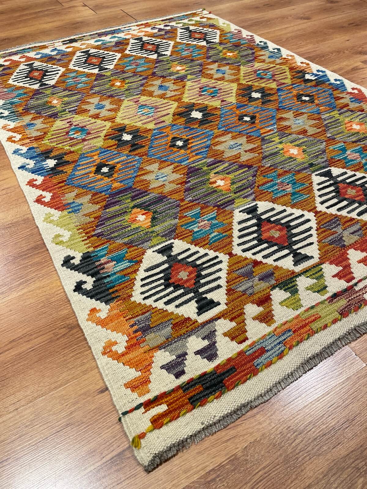 Anatolian Handwoven Kilim by Camel Carpet