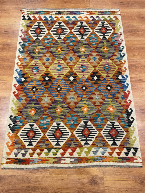 Anatolian Handwoven Kilim by Camel Carpet