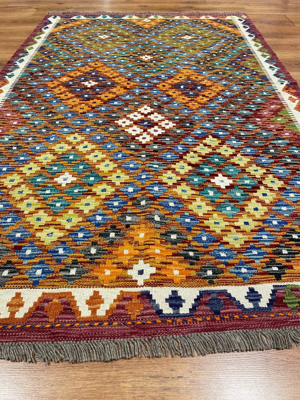 Anatolian Handwoven Kilim by Camel Carpet
