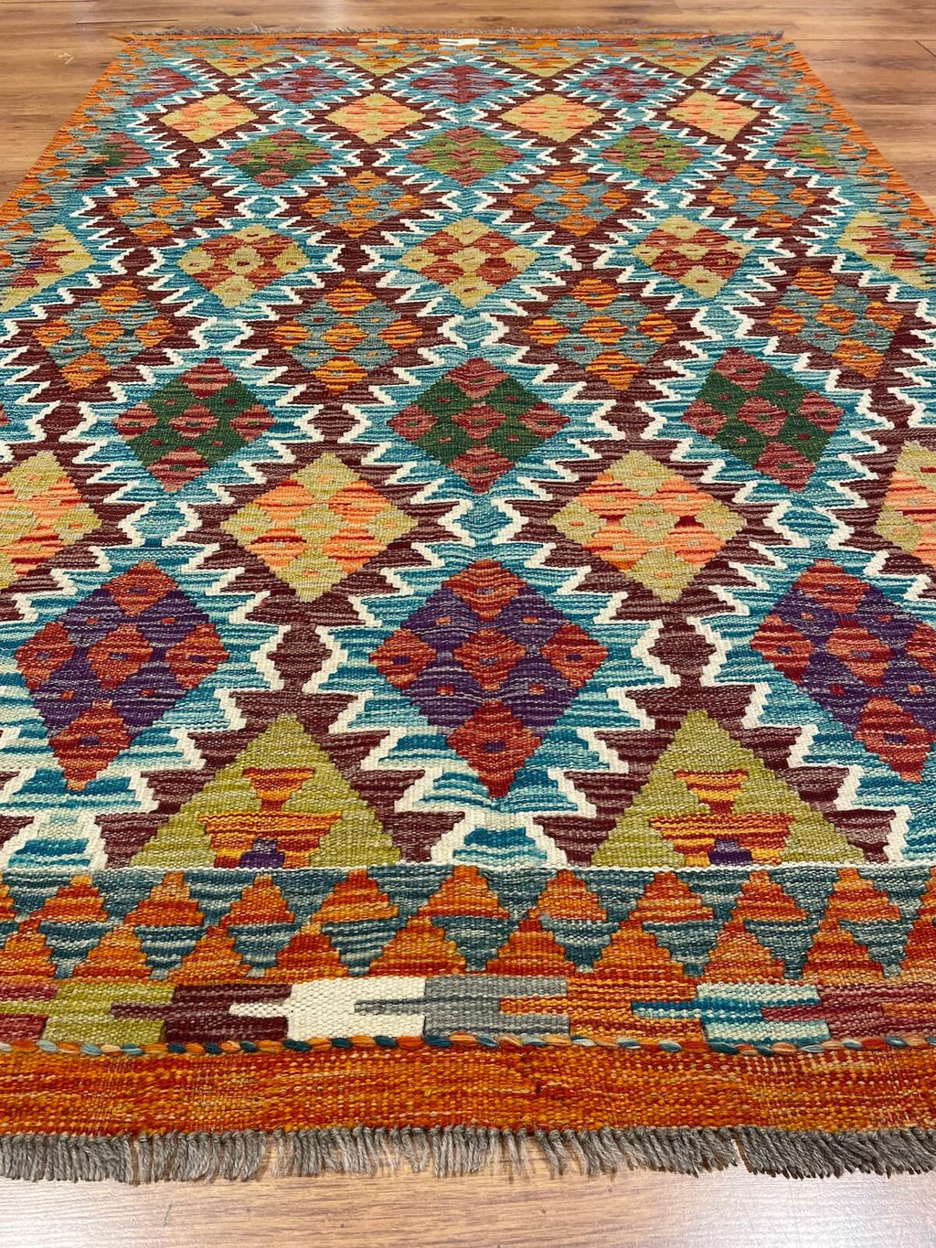Anatolian Handwoven Kilim by Camel Carpet