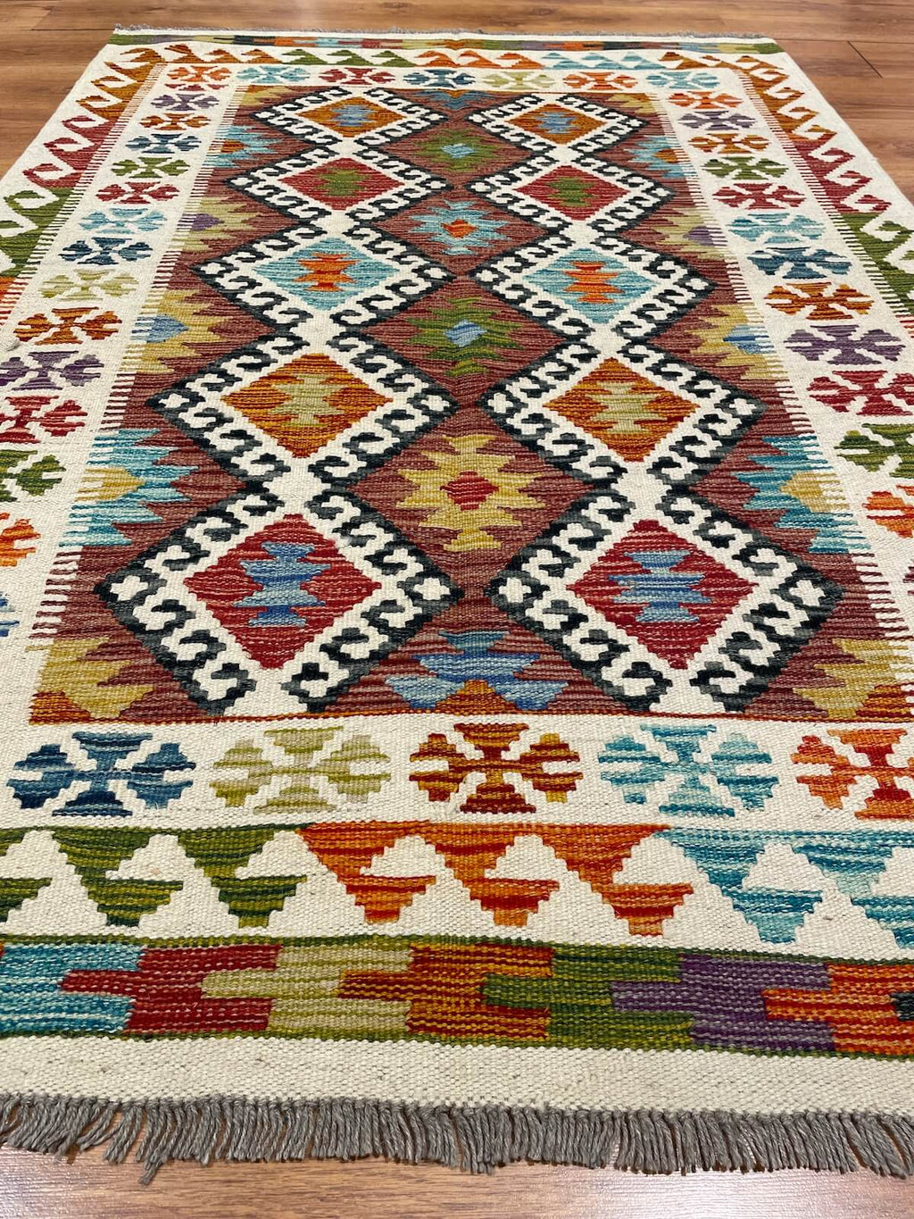 Anatolian Handwoven Kilim by Camel Carpet