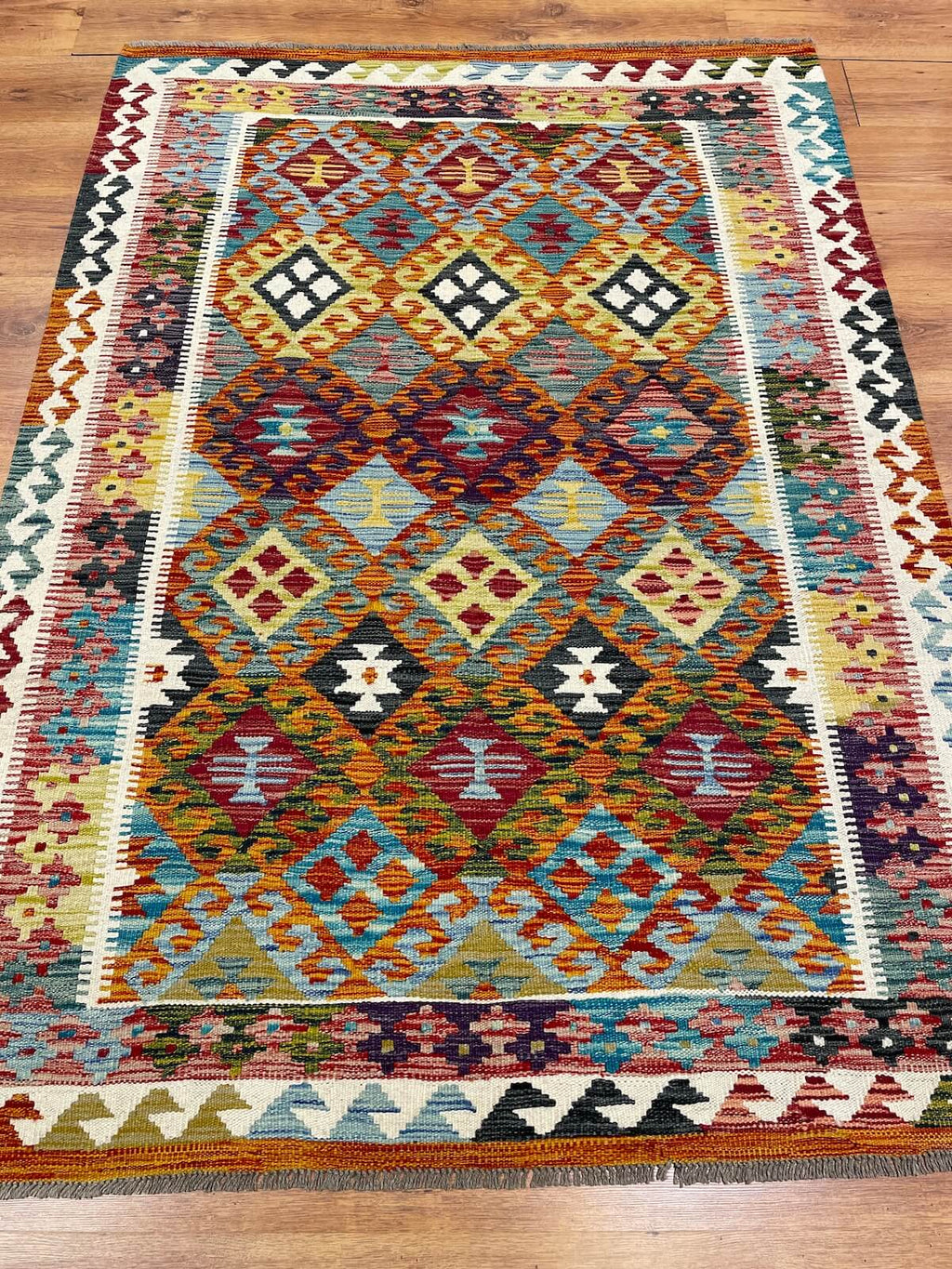 Anatolian Handwoven Kilim by Camel Carpet