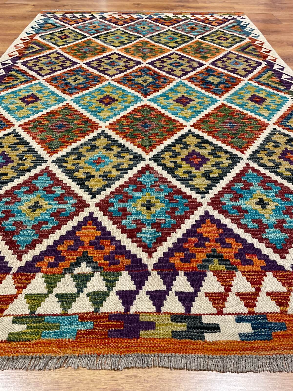 Anatolian Handwoven Kilim by Camel Carpet