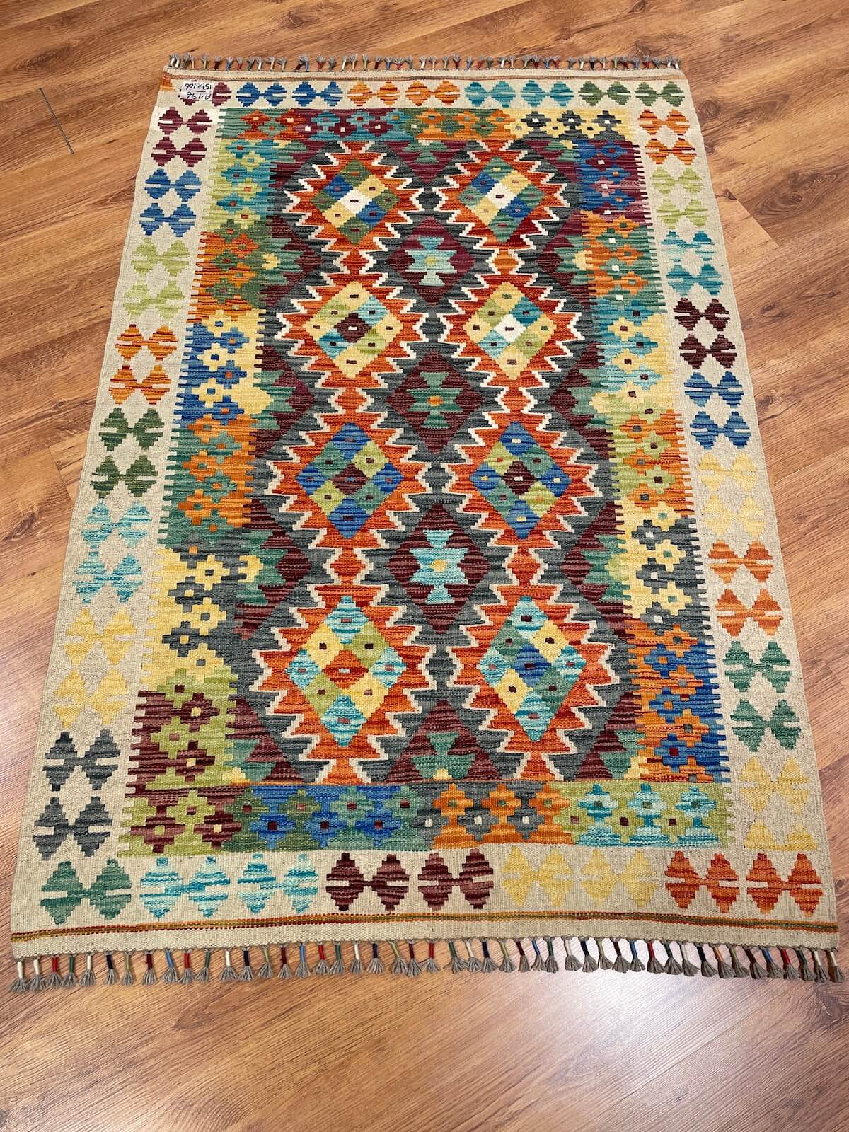 Anatolian Handwoven Kilim by Camel Carpet
