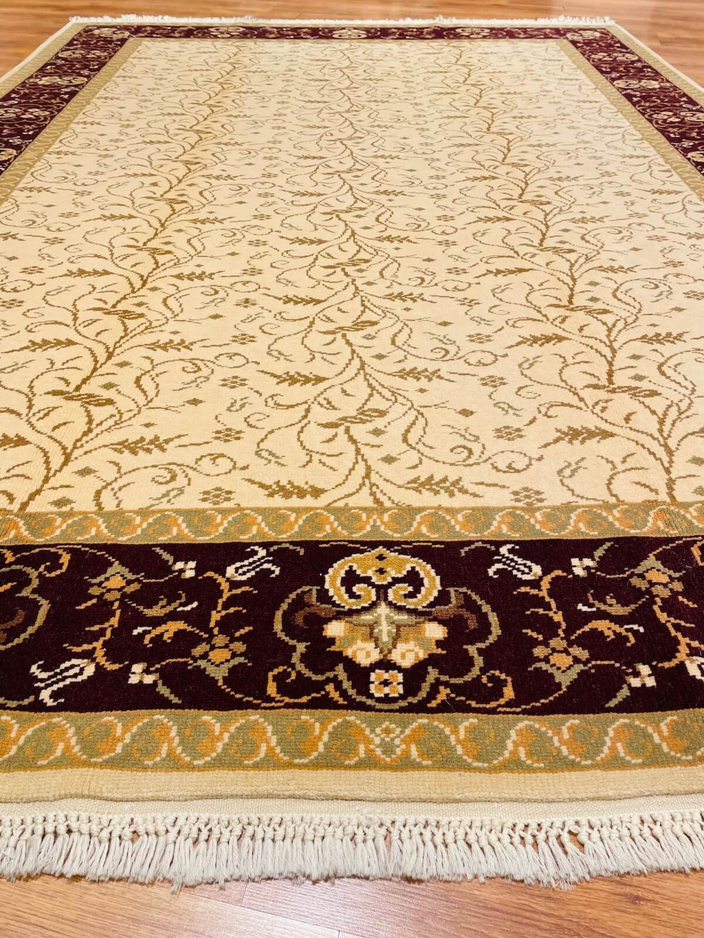 Angora Usak Handwoven Rug by Camel Carpet