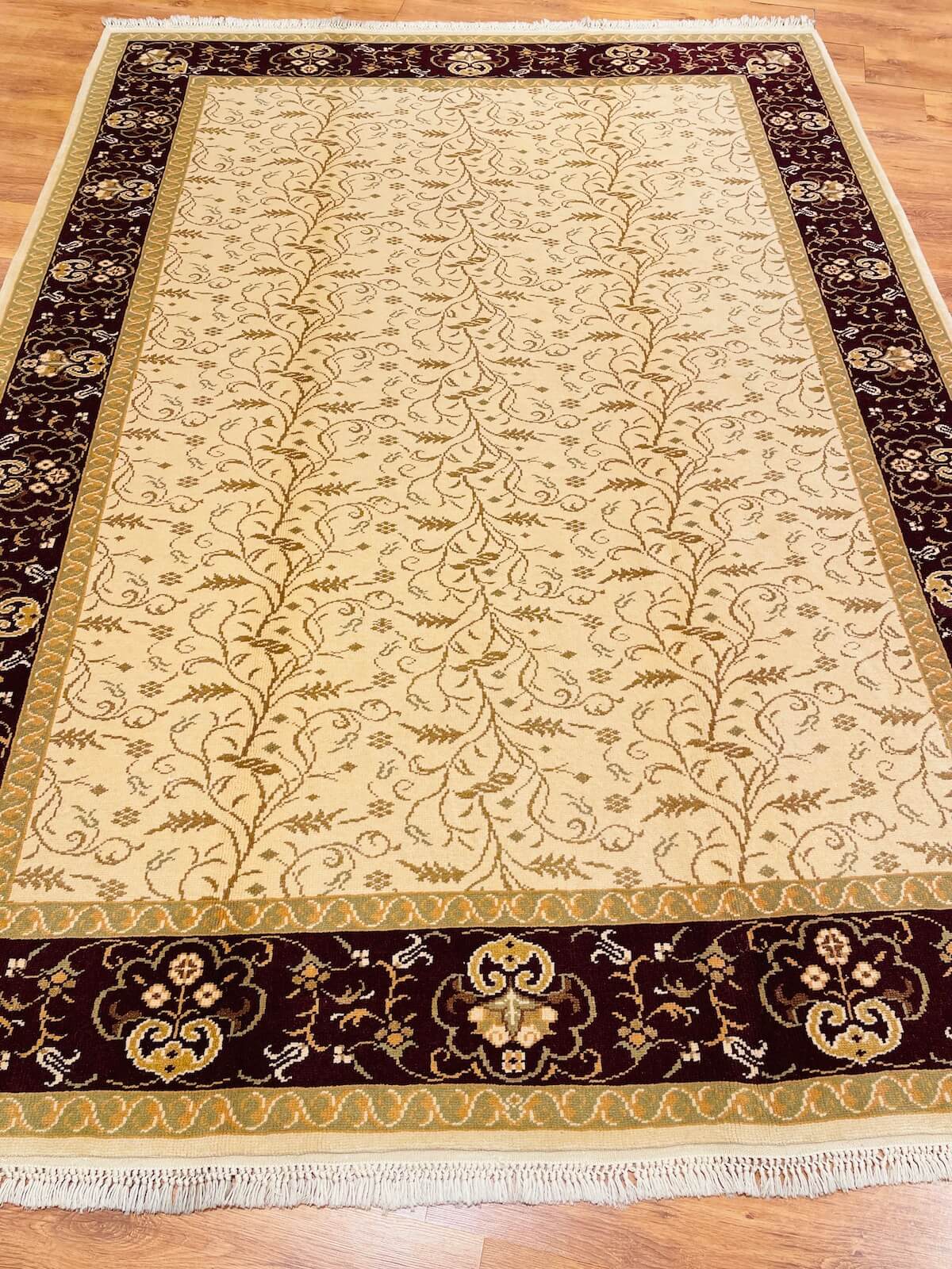 Angora Usak Handwoven Rug by Camel Carpet