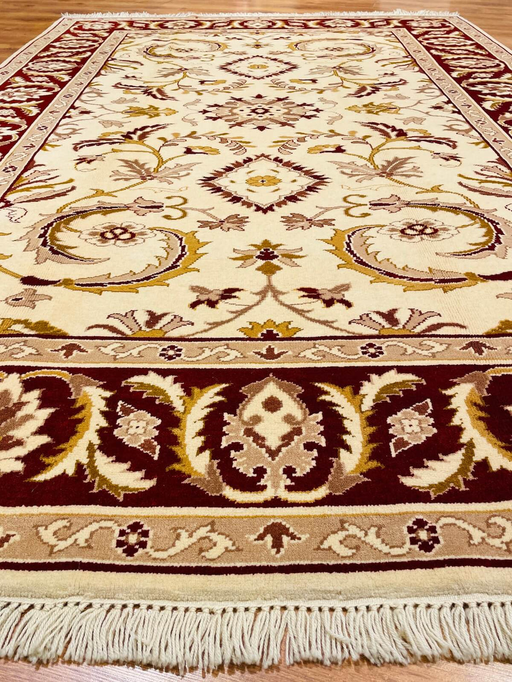Angora Usak Handwoven Rug by Camel Carpet