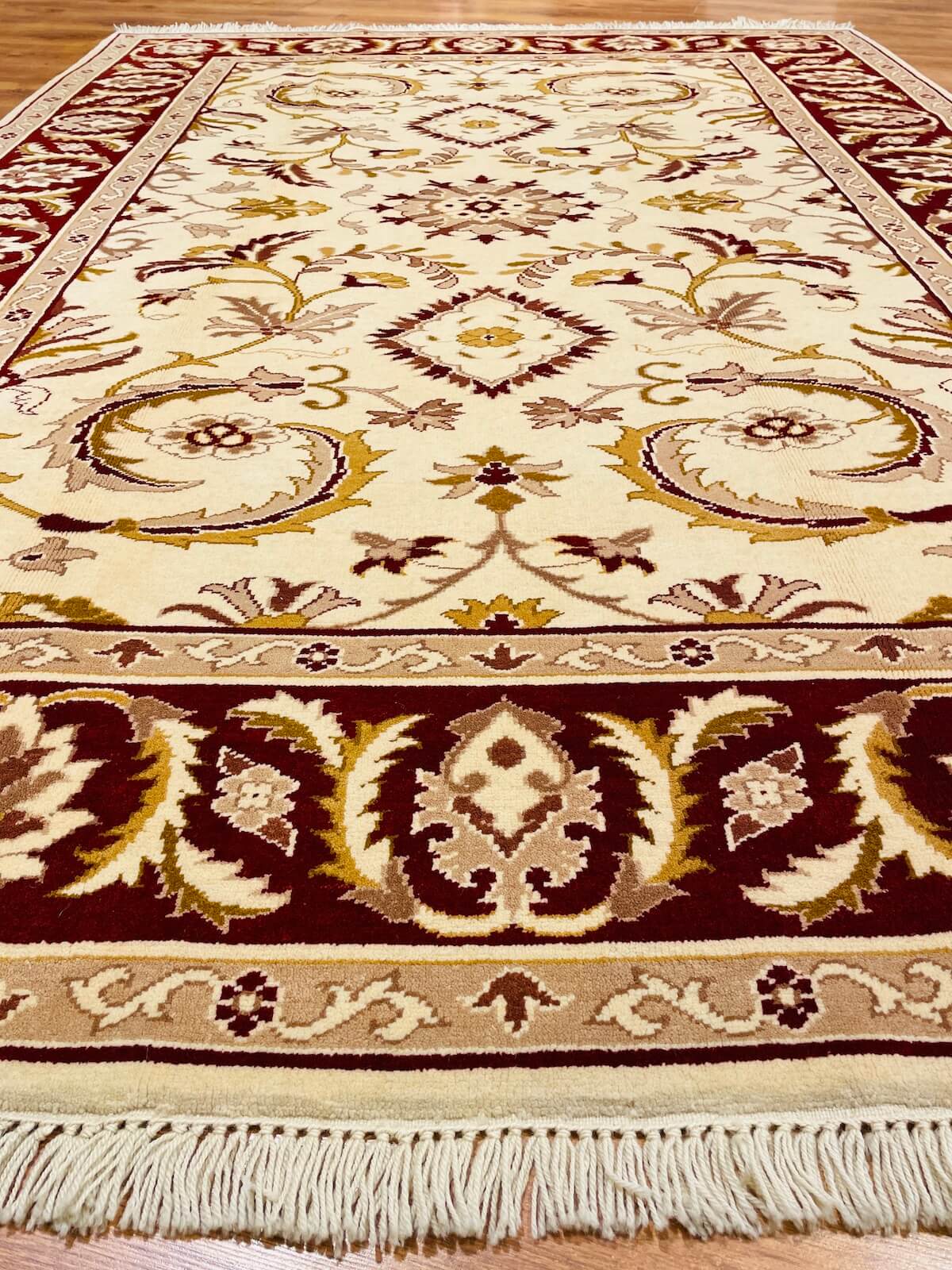Angora Usak Handwoven Rug by Camel Carpet