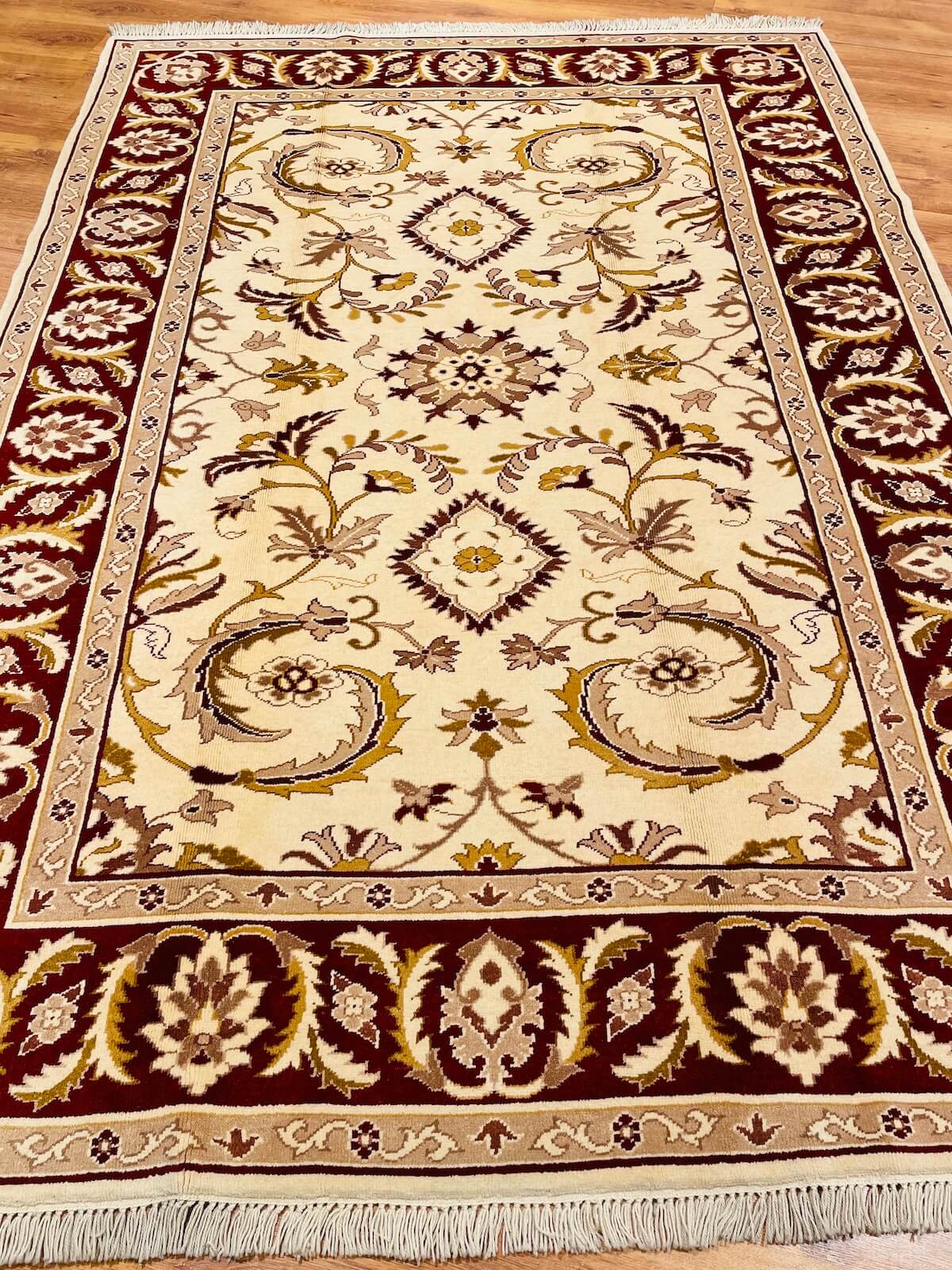 Angora Usak Handwoven Rug by Camel Carpet