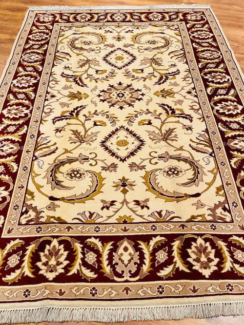 Angora Usak Handwoven Rug by Camel Carpet
