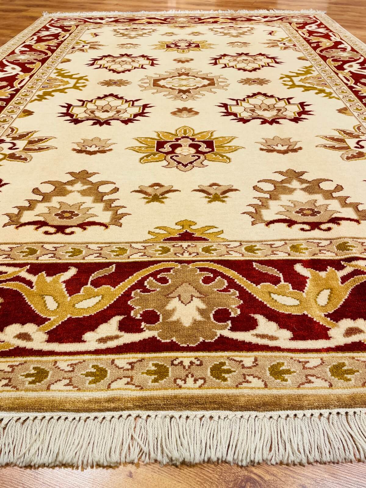 Angora Usak Handwoven Rug by Camel Carpet