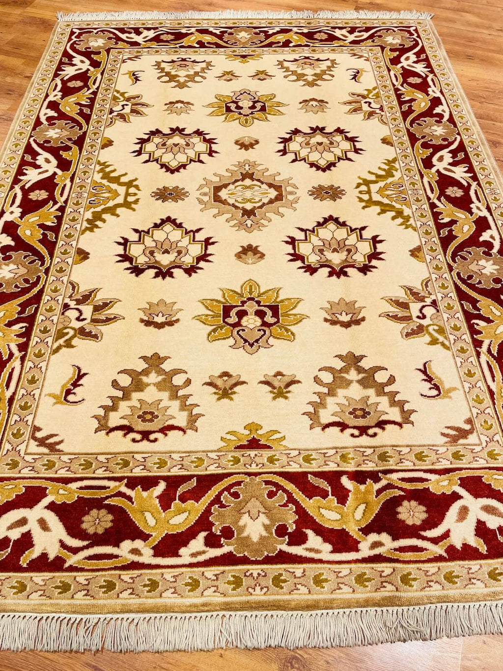 Angora Usak Handwoven Rug by Camel Carpet