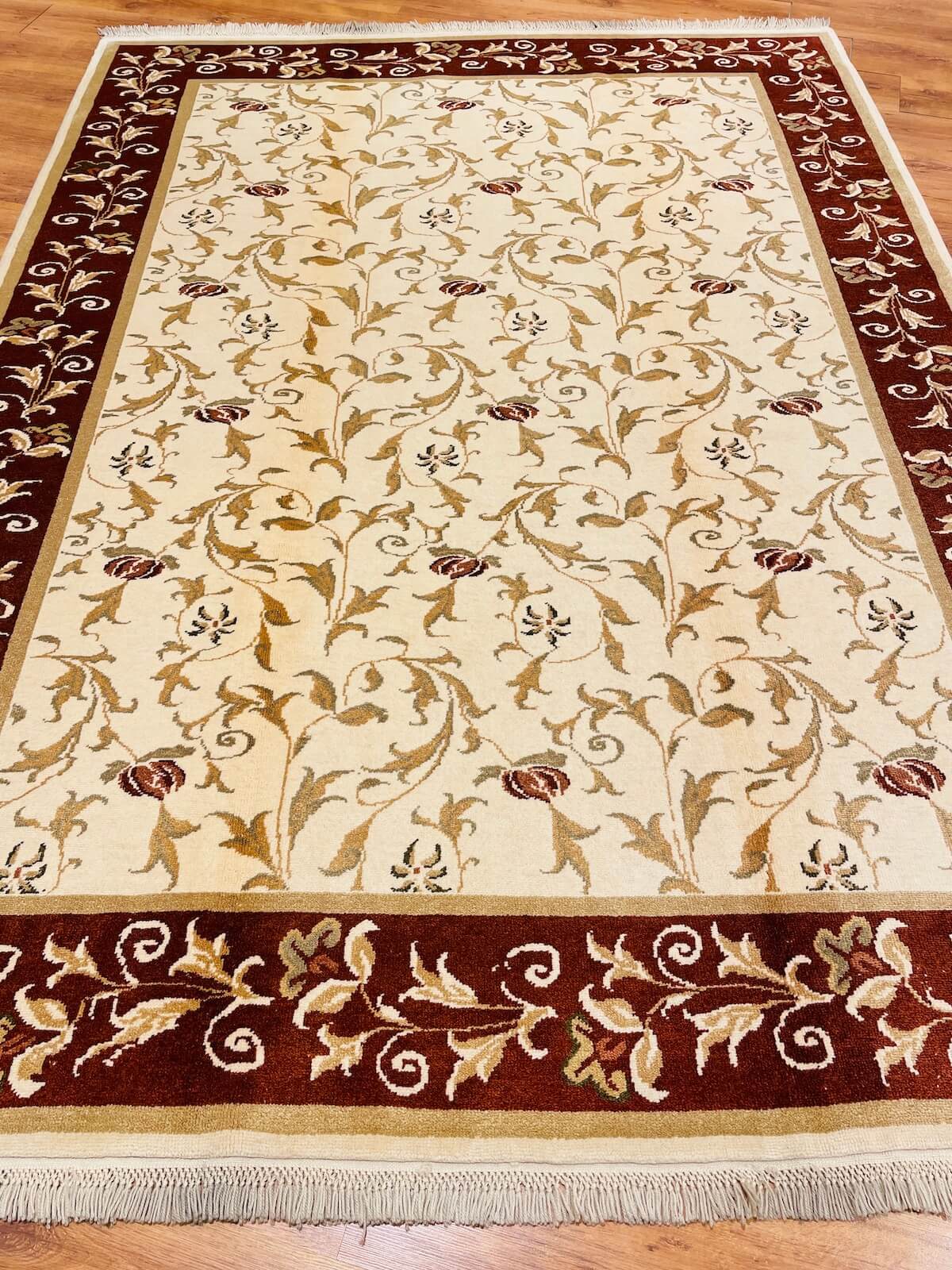 Angora Usak Handwoven Rug by Camel Carpet