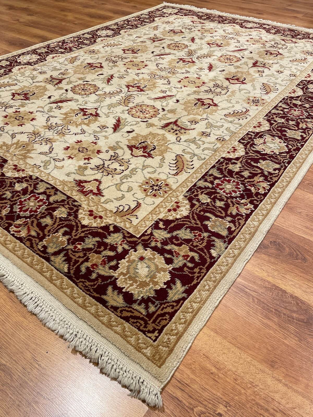Angora Usak Handwoven Rug – 019062 by Camel Carpet