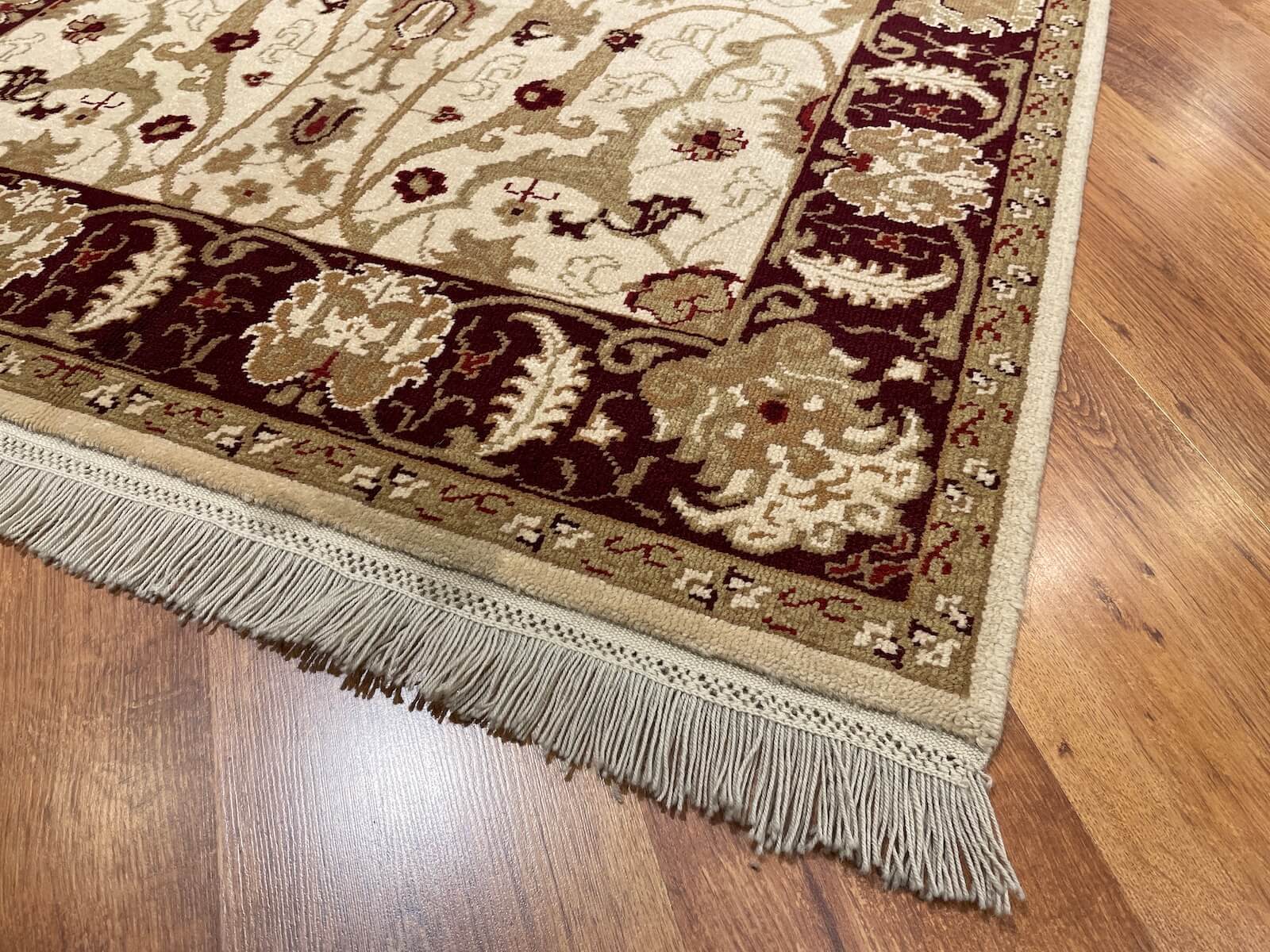 Angora Usak Handwoven Rug – 025945 by Camel Carpet