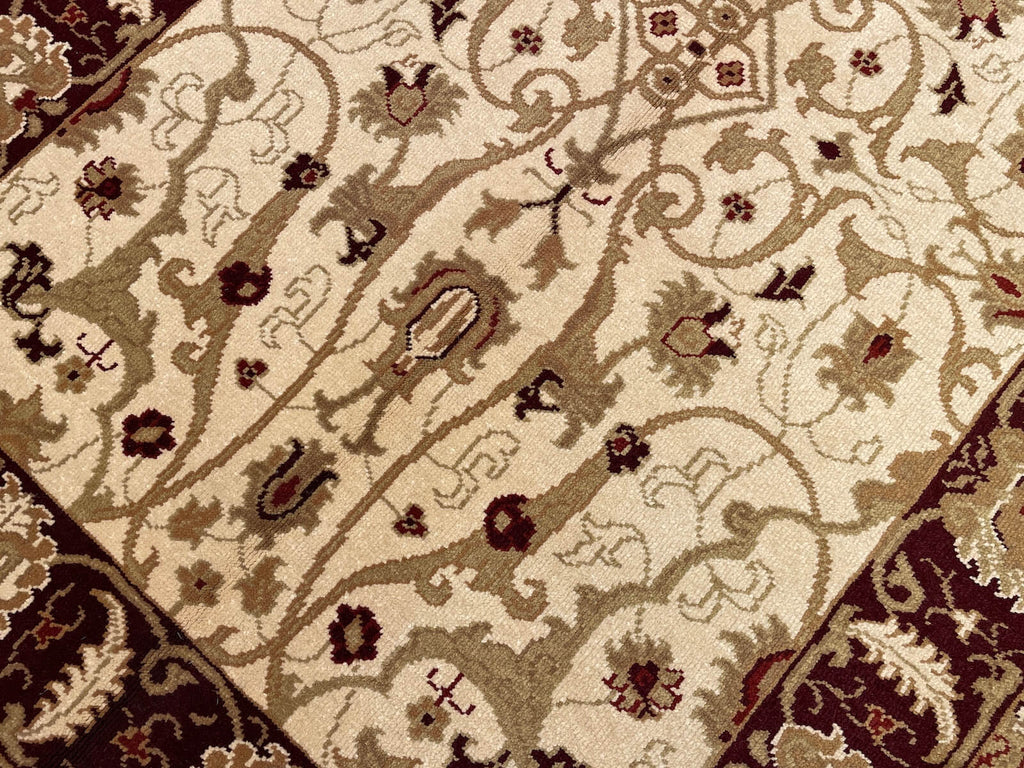 Angora Usak Handwoven Rug – 025945 by Camel Carpet