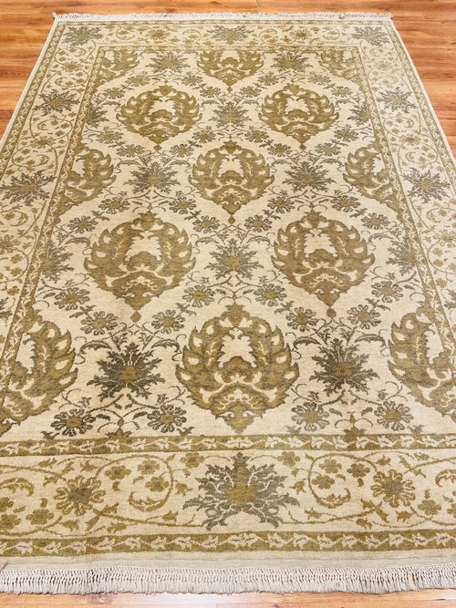 Angora Usak Handwoven Rug – 197X275 by Camel Carpet