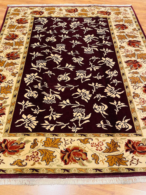 Angora Usak Handwoven Rug by Camel Carpet