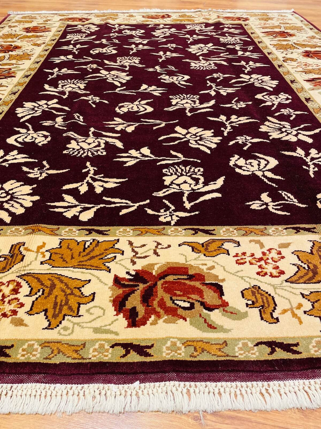 Angora Usak Handwoven Rug by Camel Carpet