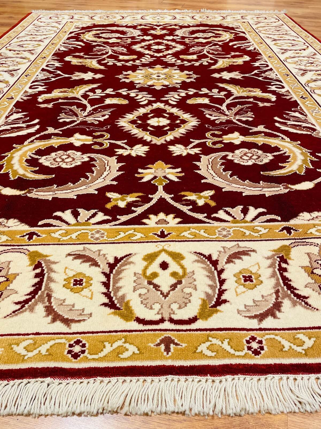 Angora Usak Handwoven Rug by Camel Carpet
