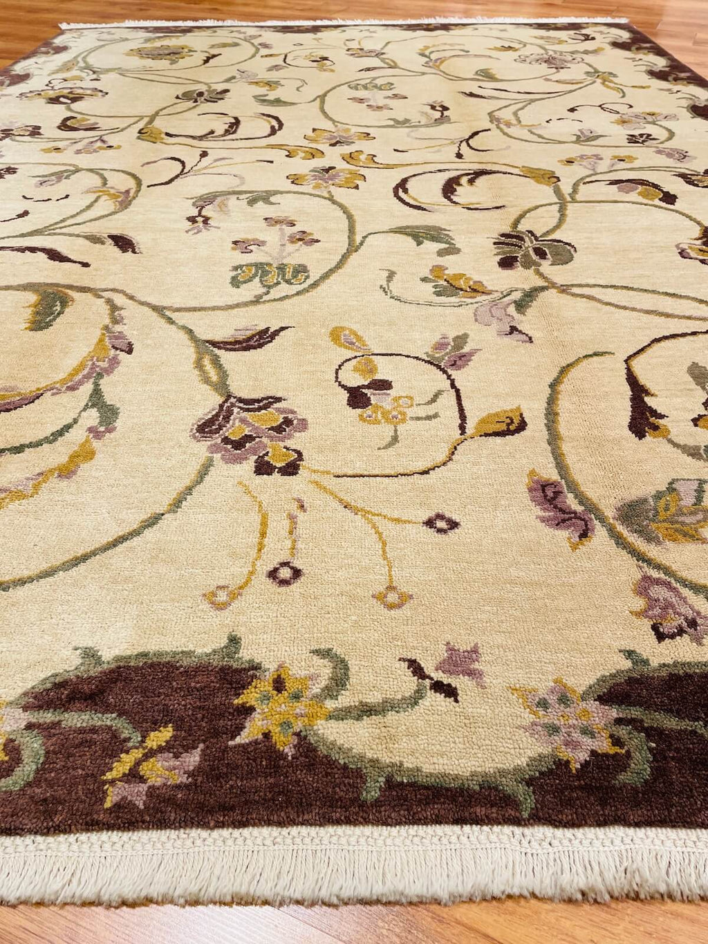 Angora Usak Handwoven Rug – 201X273 by Camel Carpet