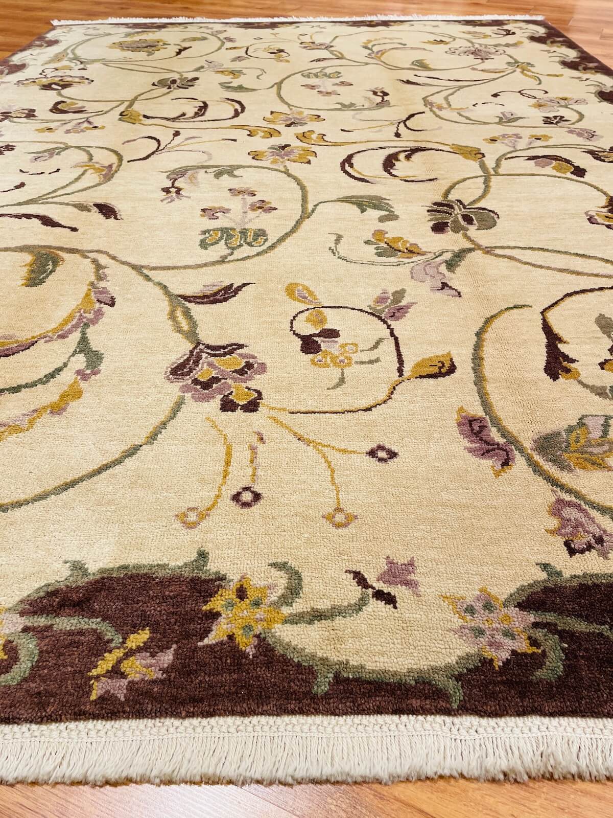 Angora Usak Handwoven Rug – 201X273 by Camel Carpet