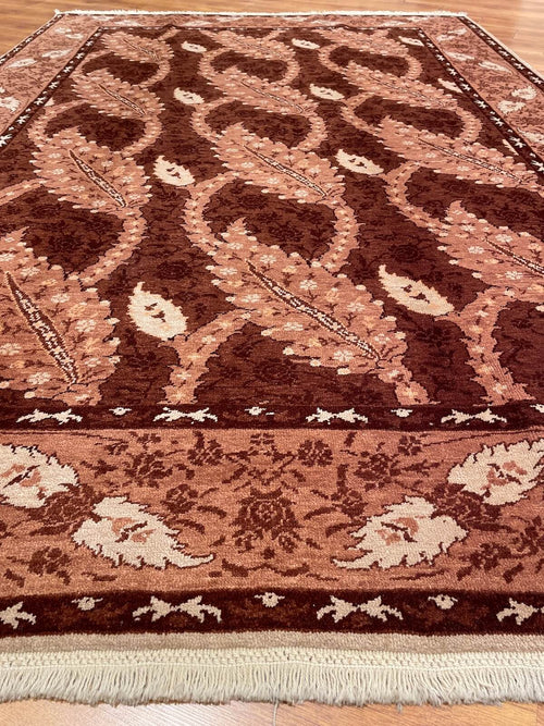 Angora Usak Handwoven Rug by Camel Carpet