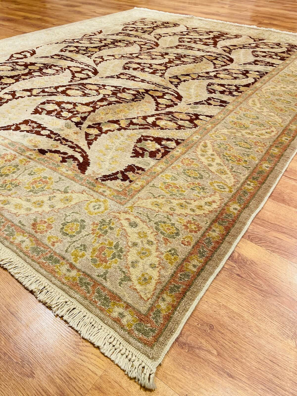 Angora Usak Handwoven Rug by Camel Carpet