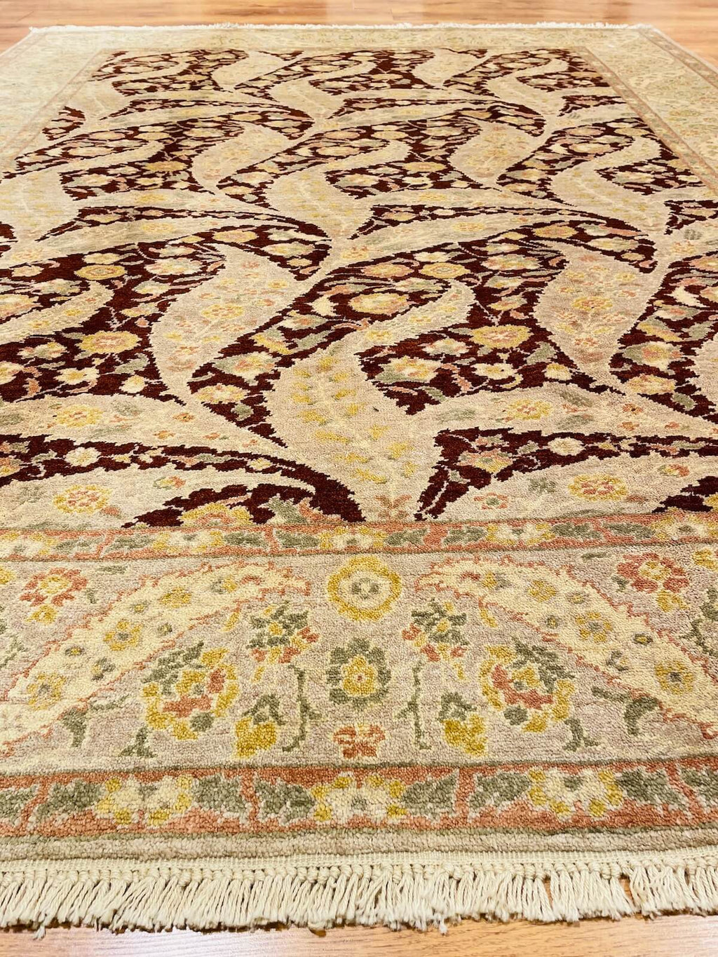 Angora Usak Handwoven Rug by Camel Carpet