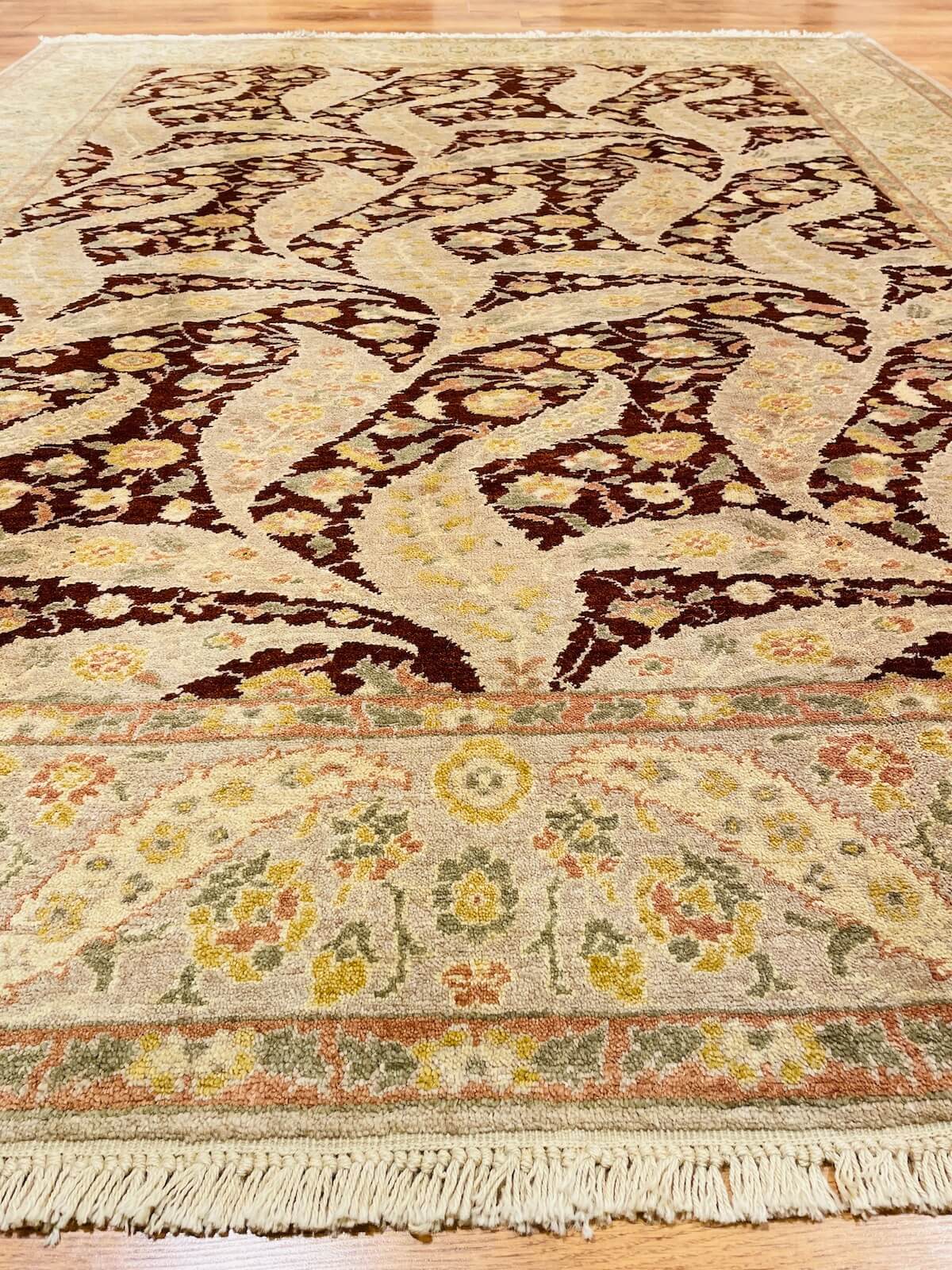 Angora Usak Handwoven Rug by Camel Carpet