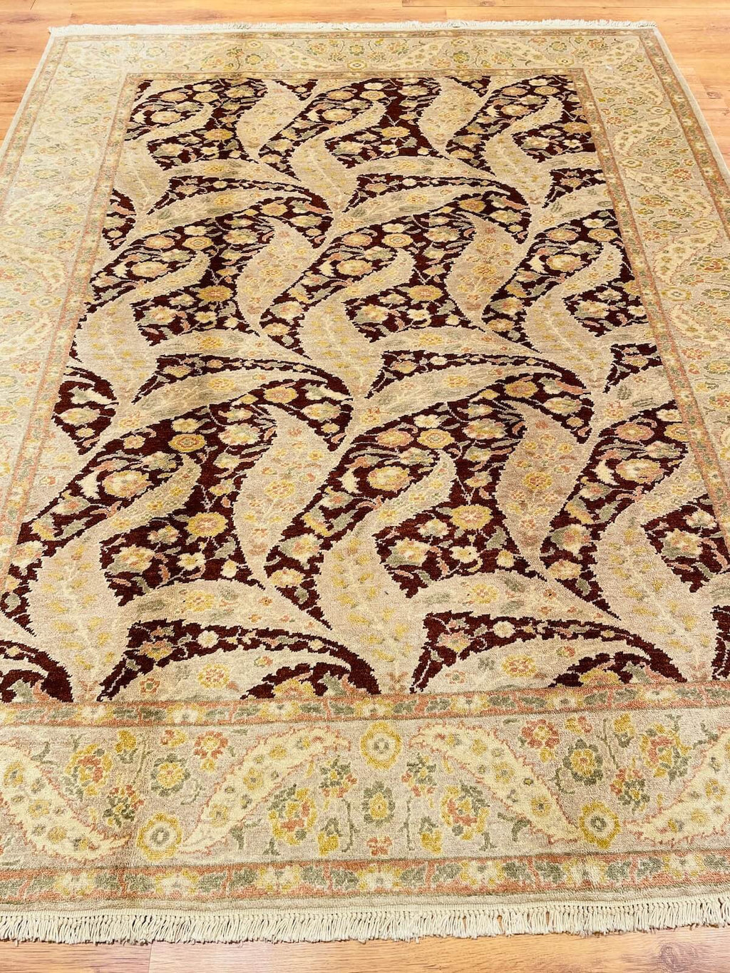 Angora Usak Handwoven Rug by Camel Carpet
