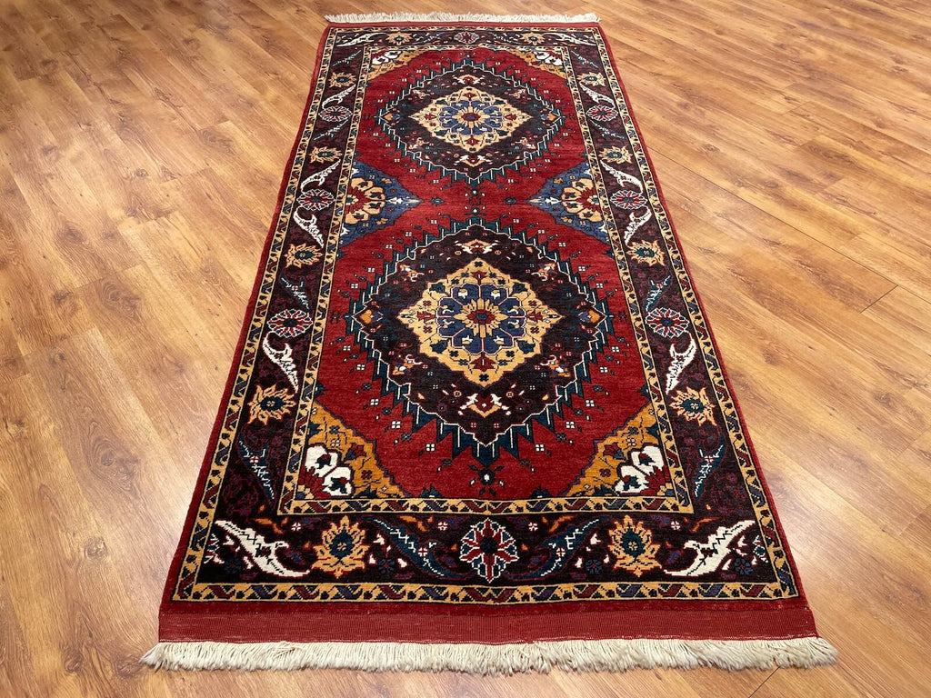 Antik Horasan Medallion Handwoven Rug by Camel Carpet