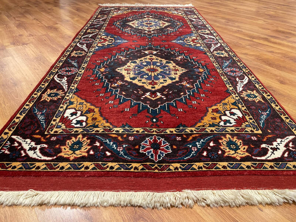 Antik Horasan Medallion Handwoven Rug by Camel Carpet